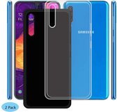 2x Pack Siliconen Geschikt voor: Samsung Galaxy M20 - Hoesje