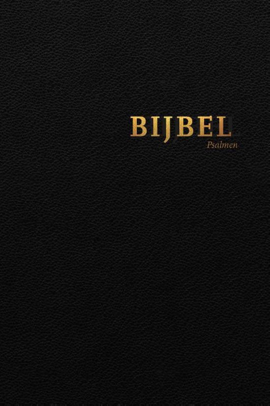 baas versieren Verduisteren Bijbel (HSV) met psalmen - zwart leer met goudsnee, rits en duimgrepen |  9789065394811... | bol.com