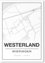 Poster/plattegrond WESTERLAND - A4