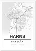 Poster/plattegrond HARNS - A4