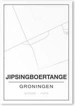 Poster/plattegrond JIPSINGBOERTANGE - A4