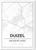 Poster/plattegrond DUIZEL - A4