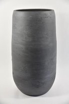 Cinna Gravel Black Potten Serie - Vaas Cinna Gravel Black 34x60cm
