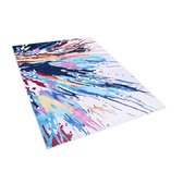 KARABUK - Laagpolig vloerkleed - Multicolor - 140 x 200 cm - Polyester