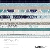 Scrapbook papier - Kaisercraft paper pad 16,5x16,5cm Wonderland - 1 stuk