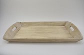 Plateaus - Houten Dienblad Rechthoek Burned 62x38x8cm