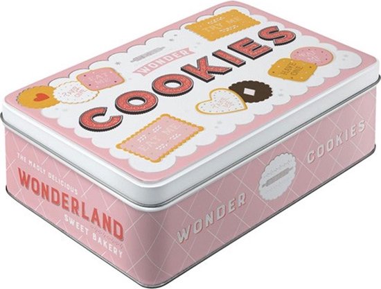 Boîte en fer plat - Wonder cookies