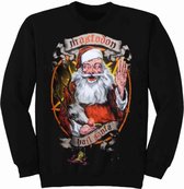 Mastodon Kersttrui -S- Hail Santa Holiday Zwart