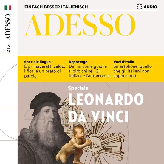 Italienisch lernen Audio - Leonardo da Vinci - cover