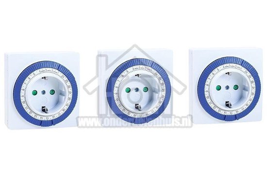 Q-link Schakelklok Mechanisch Dagprogramma max.3500Watt 0301016