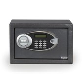 Elektronische kluis LCD - Zwart - 31x20x20cm - Wand- en vloerbevestiging - incl. sleutels en batterij