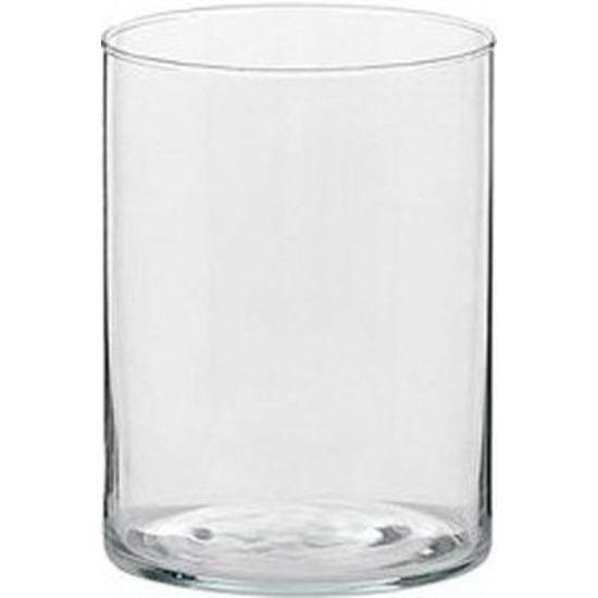LETINE Set van 12 theelichtglazen, transparante theelichthouders, 2 stijlen, glazen kaarsglazen (diameter 5,3 cm x 6,3 cm, diameter 4,8 x 3,5 cm), theelichthouders glas voor Kerstmis, festivals