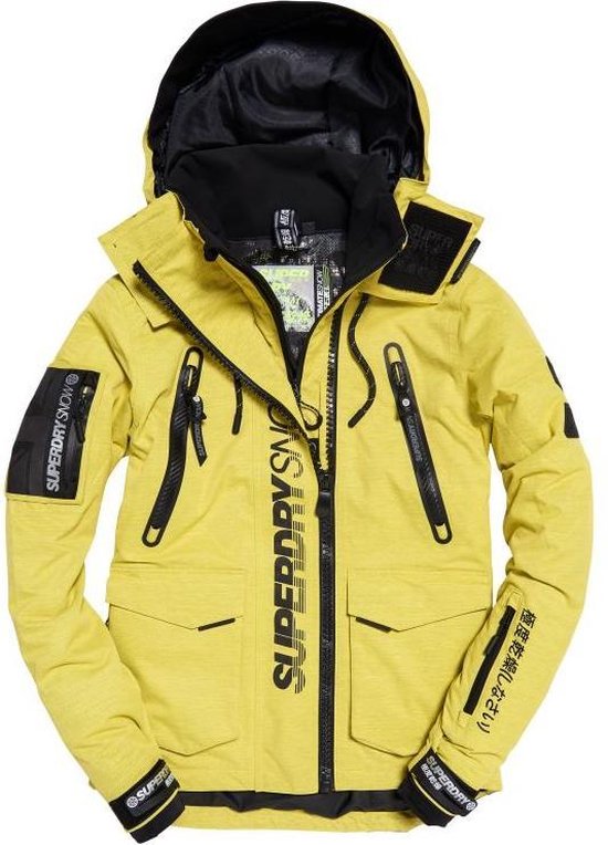 Superdry Ultimate Snow heren ski jas 3XL Sulpher Yellow | bol