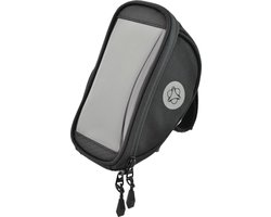 AGU Essentials Telefoonhouder Fiets Stuurtas DWR Zwart - 0,8L - 6"inch