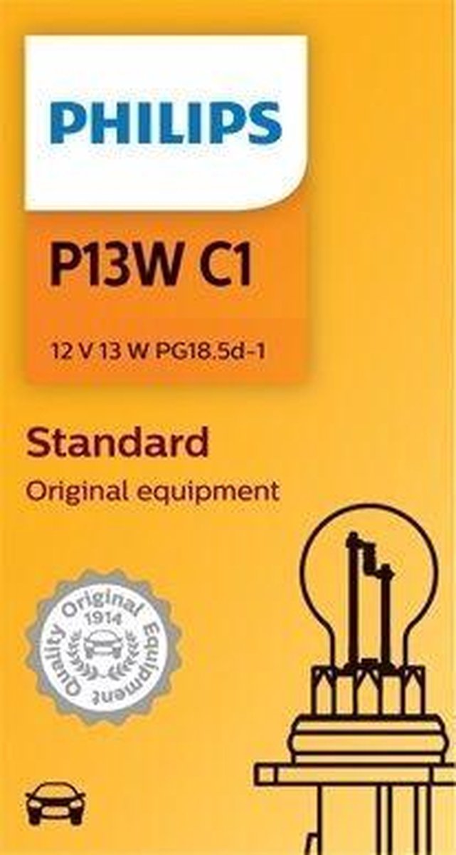 Philips HiPerVision Gloeilamp 13W PG18.5d-1 12V