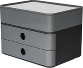 Smart box plus Han Allison 2 tiroirs et boîte gris granit