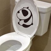 Sticker Decoratie Wit Konijn, Panda en Gado Vinyl Muursticker Toilet Decor Woondecoratie Badkamer Decor diy Muurstickers Posters Voor winkelen - XIONG