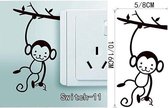 3D Sticker Decoratie DIY Grappig Leuke Dieren Goedkoop Schakelaar Stickers Wall Art Vinyl Decal Woondecoratie Slaapkamer Salon Decoratie - Switch11 / Small