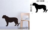 Sticker Decoratie Dier Luipaard Ogen Decal Woonkamer Vinyl Carving Muurtattoo Sticker voor Kinderkamer Home Raamdecoratie - Leopard6 / Large