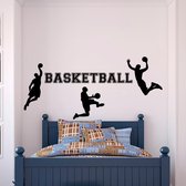 3D Sticker Decoratie Basketbal Muurtattoo-Sport Muurtattoo Vinyl Stickers Basketbalspeler voor Jongens Slaapkamer Kinderkamer Behang 3d Poster Muurschildering