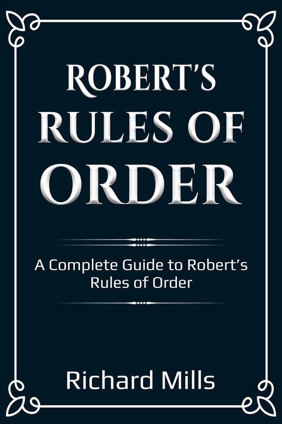 Robert's Rules of Order - cover