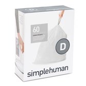 Afvalzak Code D - 20L - Set van 3 x 20 stuks - Simplehuman