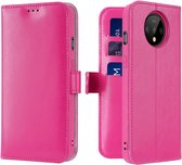 OnePlus 7t hoesje - Dux Ducis Kado Wallet Case - Roze