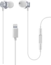 Cellurlaline In Ear HPH - Oortjes Met Draad - Oordopjes - Apple Lightning - In Ear Koptelefoon - In Ear Hoofdtelefoon - Oortjes Met Microfoon - Wit