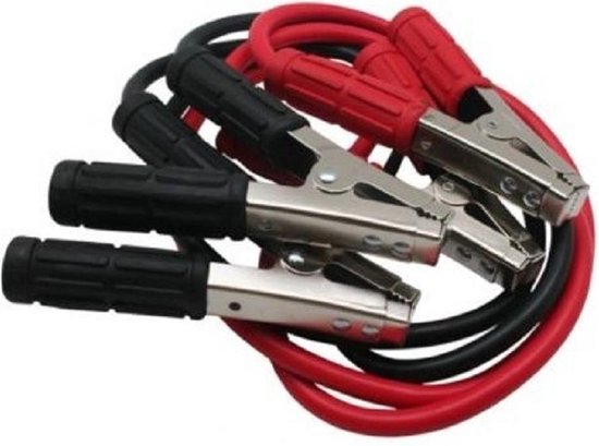 Câbles De Démarrage Voiture DUNLOP 16mm² - Longueur 3m - Pinces Sécurisées Et Sac - Certifié TÜV - 12V/24V