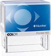 Colop Printer 60 Microban Blauw - Stempels - Stempels volwassenen - Gratis verzending