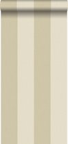 Origin behang strepen warm beige - 347020 - 53 x 1005 cm