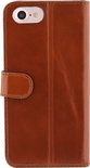 Valenta - Book Case - Classic Luxe - Bruin - Leer - iPhone SE 2020/8/7