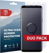Rosso Screen Protector Ultra Clear Duo Pack Geschikt voor Samsung Galaxy S9 | Folie | 2 Stuks