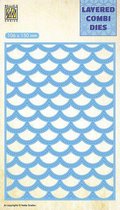 Nellie's Choice Layered Combi Die golf laag C LCDW003 106x150mm