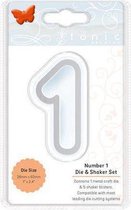 Tonic Studios Die - Essentials Number 1 Die and shaker set 2821E