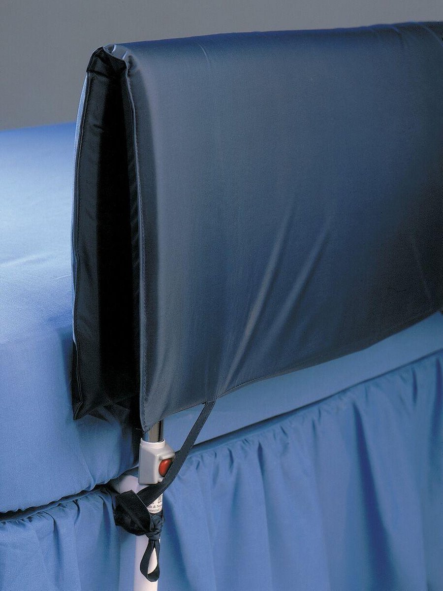Bekleding voor bedsponde blauw- 152,5 x 38 cm (per paar)