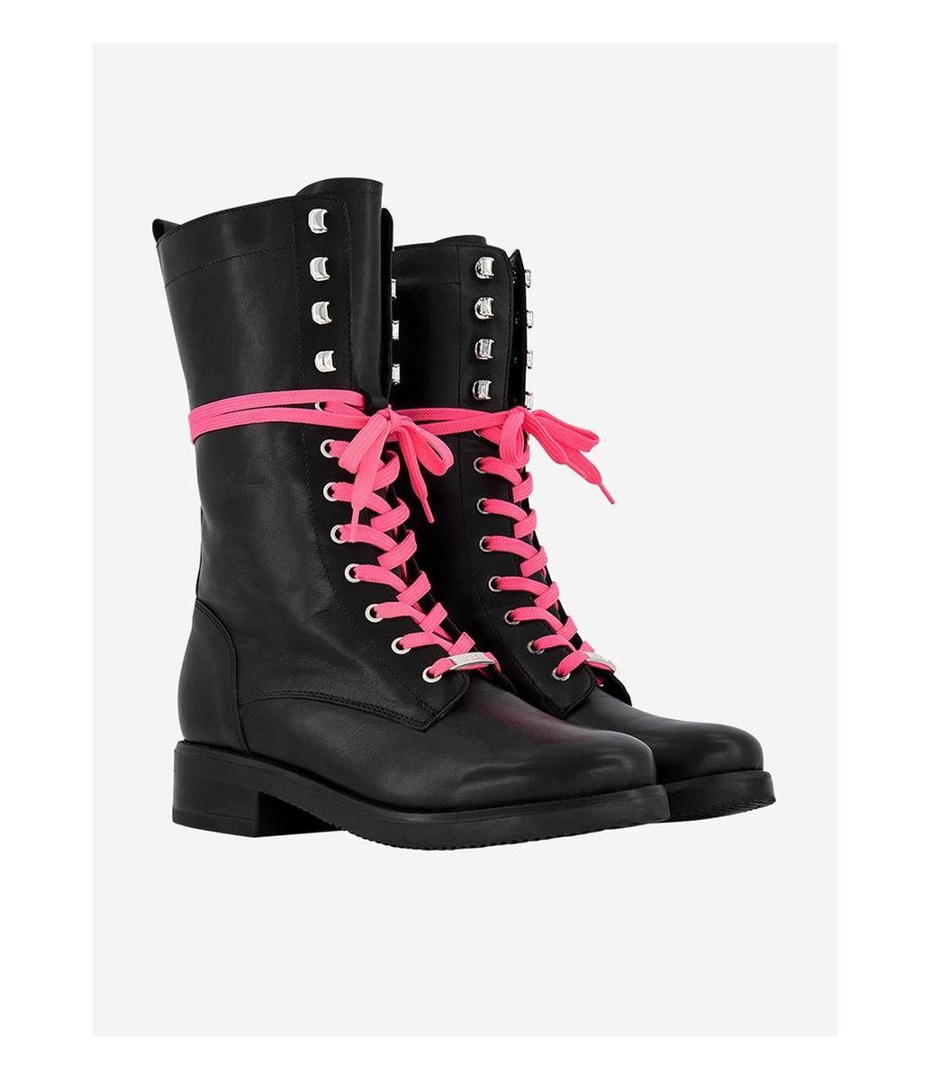 Nikkie Fluo Lace Boots 9-896 2001 Fluo Miami Pink | bol.com