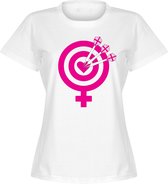 Darts Gender Dames T-Shirt - Wit - S