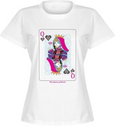 Darts Queen Dames T-Shirt - Wit  - M