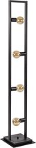 Straluma Ladder Vloerlamp - 4 x E27 - Metaal - Zwart