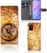 Flip Cover Geschikt voor Samsung Galaxy S20 Plus Kompas