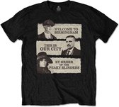 Peaky Blinders Heren Tshirt -S- This Is Our City Zwart