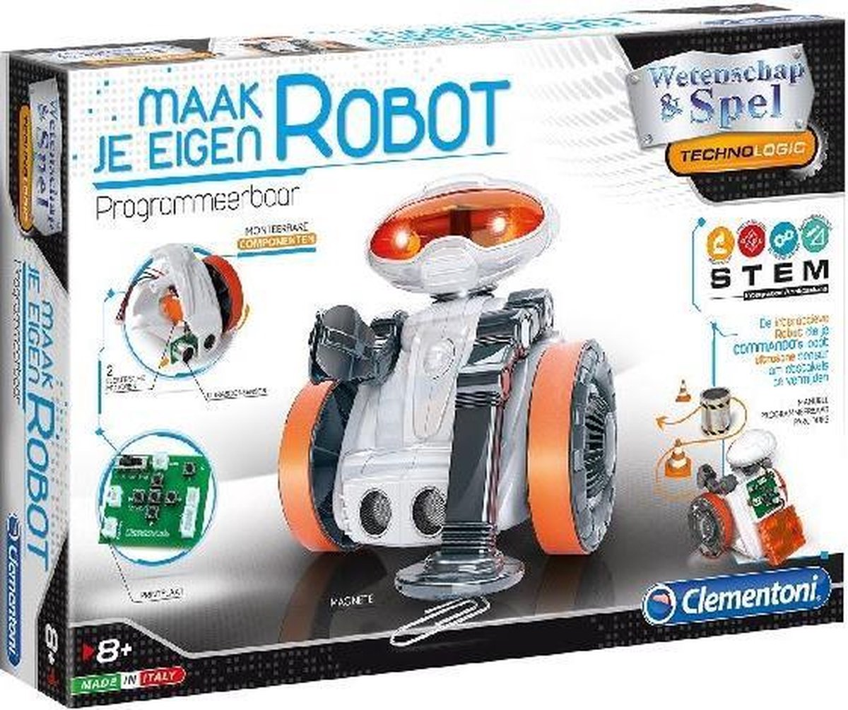 onduidelijk Tegen Beroemdheid Clementoni - Wetenschap & Spel - Maak Je eigen Robot - STEM,  speelgoedrobot,... | bol.com