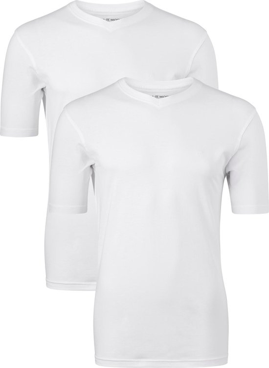 Casa Moda T-shirts (2-Pack) - V-neck - wit