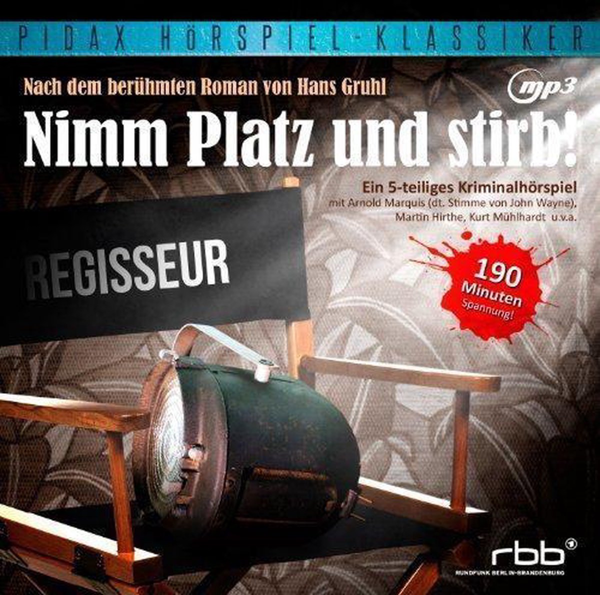 Alive AG Nimm Platz und stirb, CD, Misdaadboek, 2D, Gruhl, Hans, Pidax film media Ltd., Misdaadboek