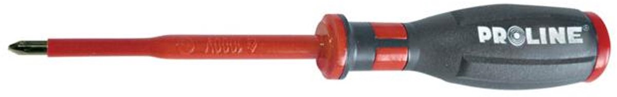 Proline Elektrotechnische Platkop Schroevendraaier 1,0x5,5x125mm 1000V