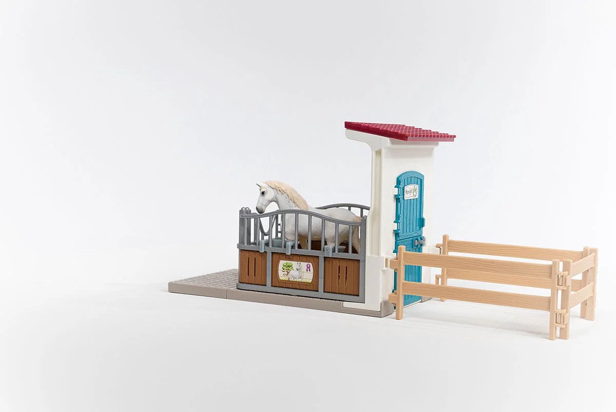 schleich HORSE CLUB - Paardenbox - Speelfigurenset - Kinderspeelgoed voor Jongens en Meisjes - 5 tot 12 jaar - 42569 — afbeelding 9