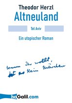 Livre "Altneuland" de Theodor Herzl, un roman utopique. Texte : "si vous le voulez, ce n'est pas un conte de fées".