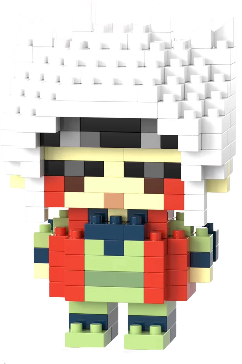 Jiraiya - Naruto - Nano Blocks - Bouwset – 208 Stukjes DIY Mini Bouwstenen - Blokken - Speelgoed - BRICKY