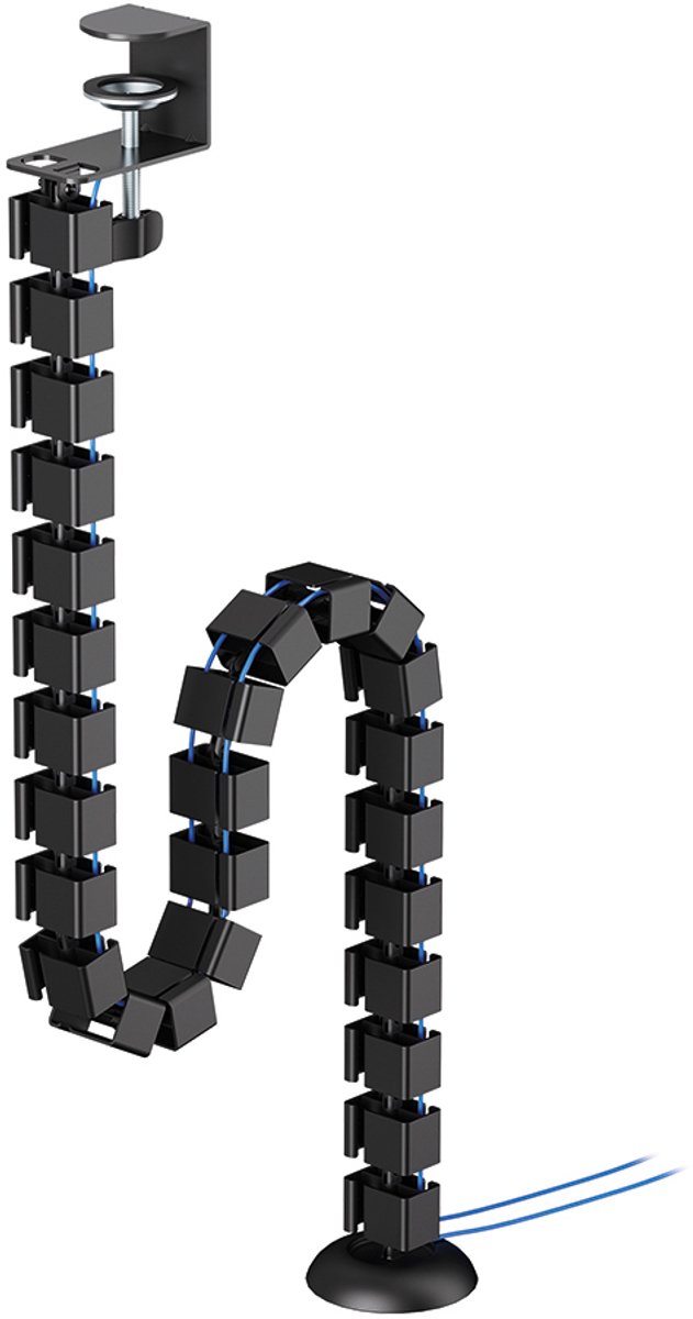 Neomounts ADS06-131BL Cable spine - clamp-on design - universal